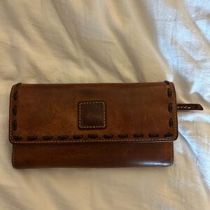 Dooney & Bourke Brown Leather Wallet